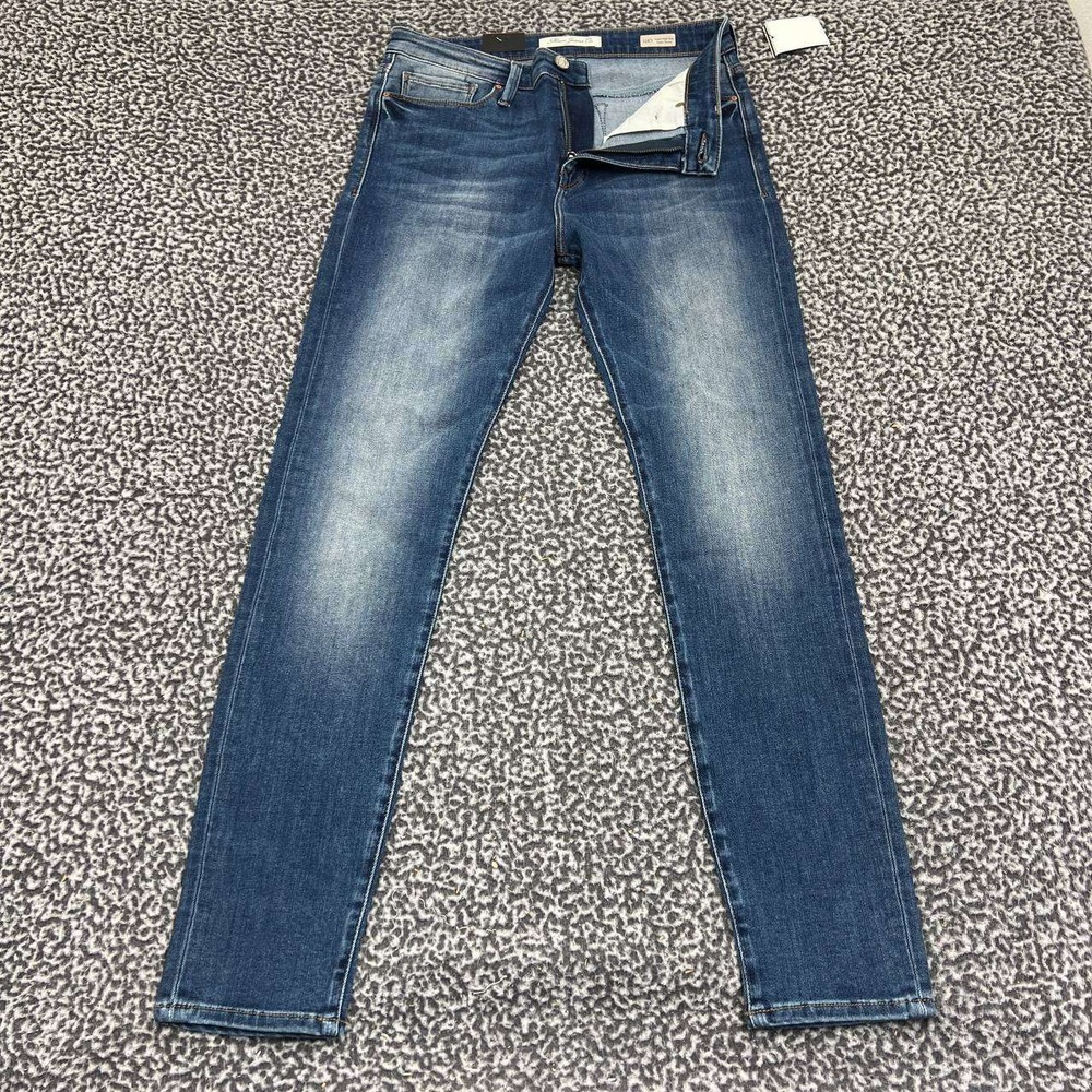 Mavi‎ Lucy Jeans Women 27x29 Blue Faded Super High Rise Skinny Pants Denim New